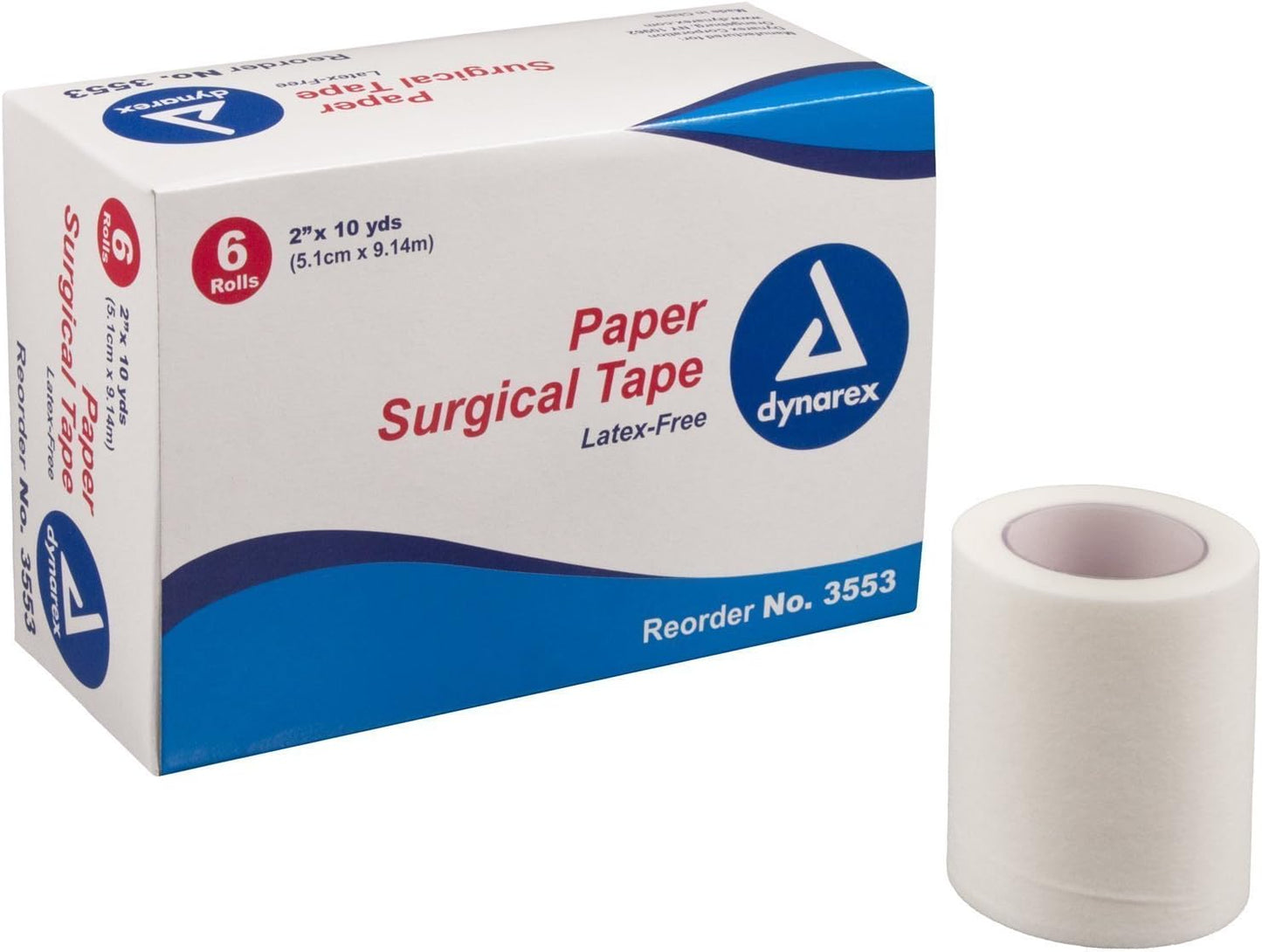 Dynarex Paper Surgical Tape - 2 Inches X 10 Yards