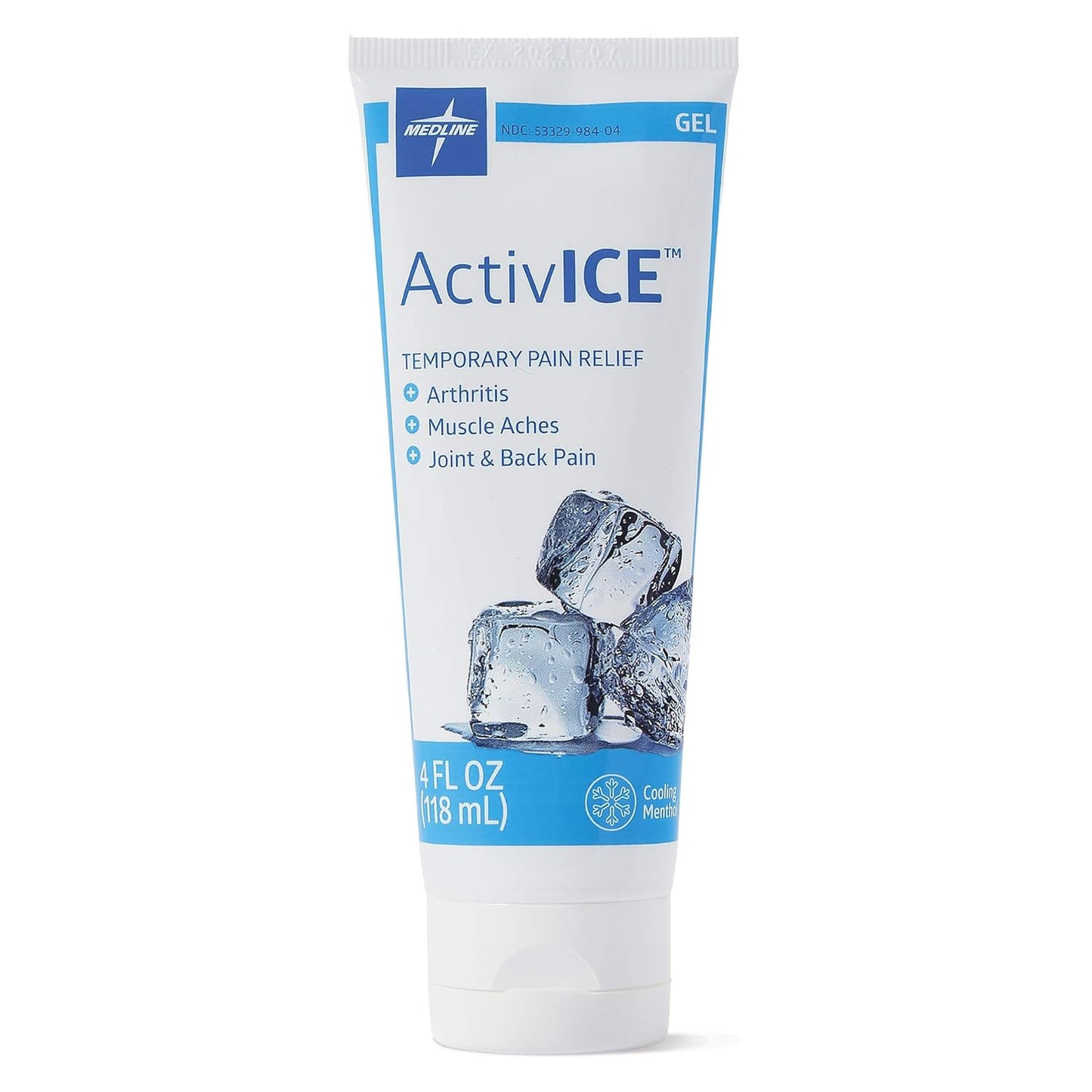 Medline Activice Pain Reliever Gel, Arthritis & Muscle Aches Relief - 4 Oz