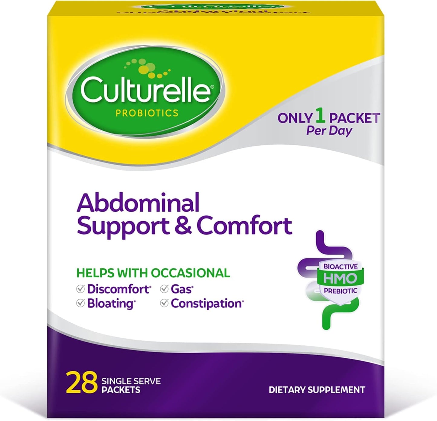 Culturelle Abdominal Support & Comfort, Daily Proactive Gas G?+???? 28 Count