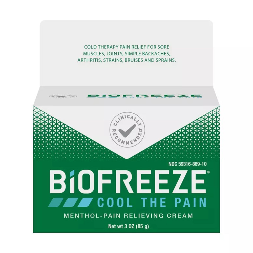Biofreeze Menthol Pain Relief Cream - 3 Oz