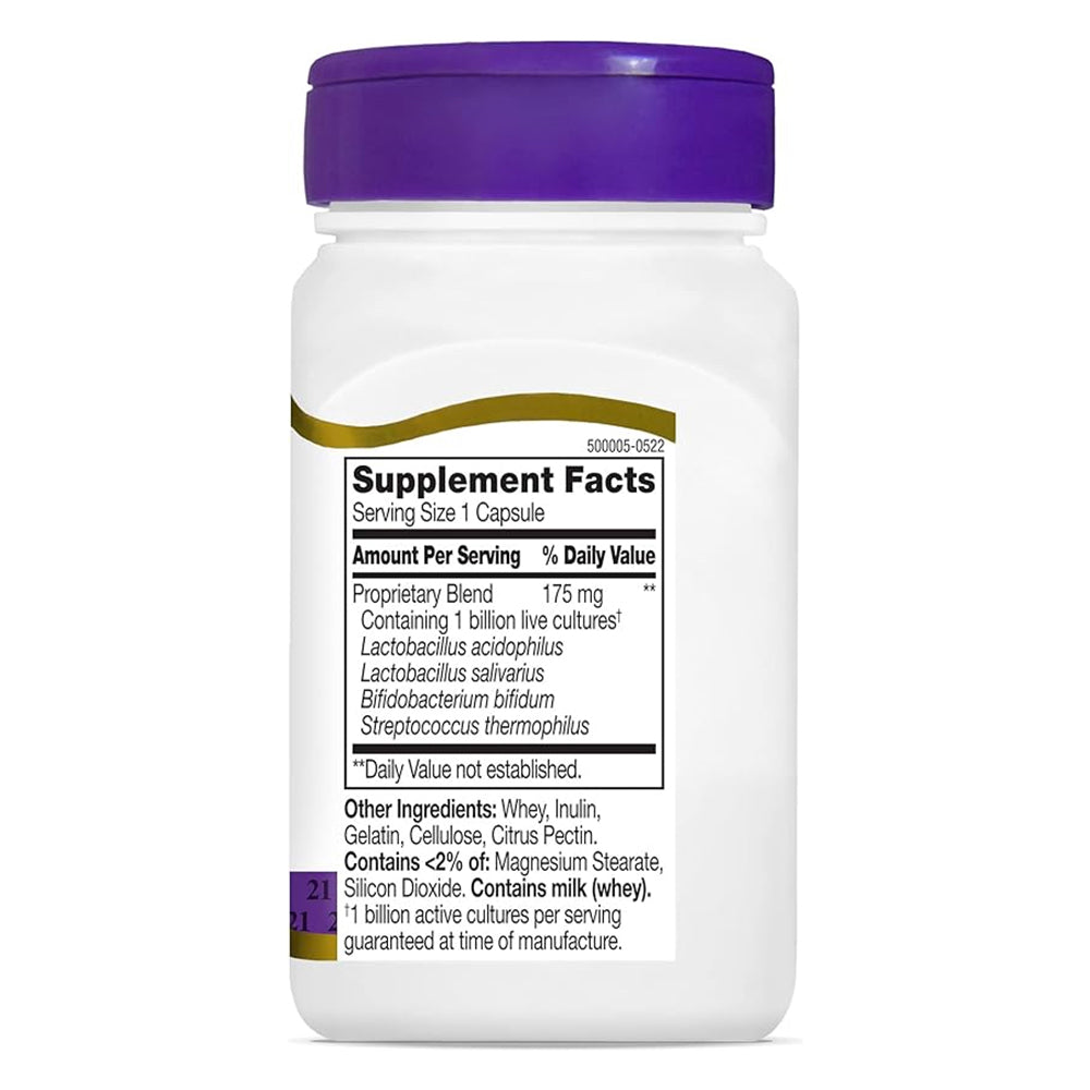 21St Century Acidophilus Capsules, 100 Count