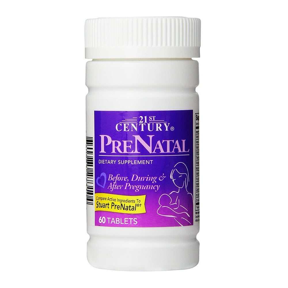 21St Century Prenatal Tablets For Pregnant Women- 60 Ea