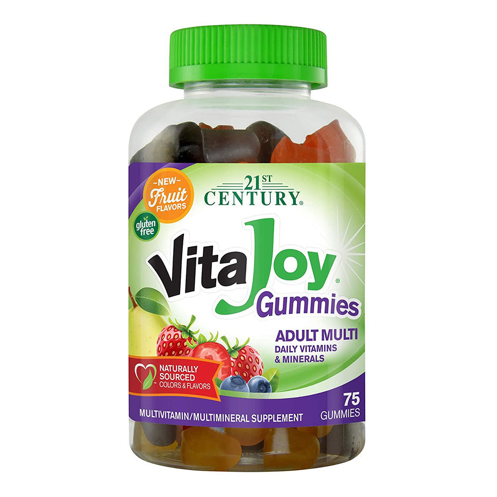21St Century Vitajoy Multivitamin Orange Cherry And Strawberry Gummies, 75 Count