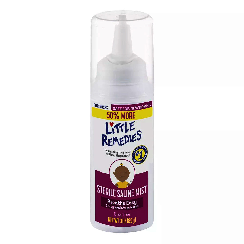 Little Remedies Saline Nasal Mist For Babies Stuffy Noses - 3 Fl Oz