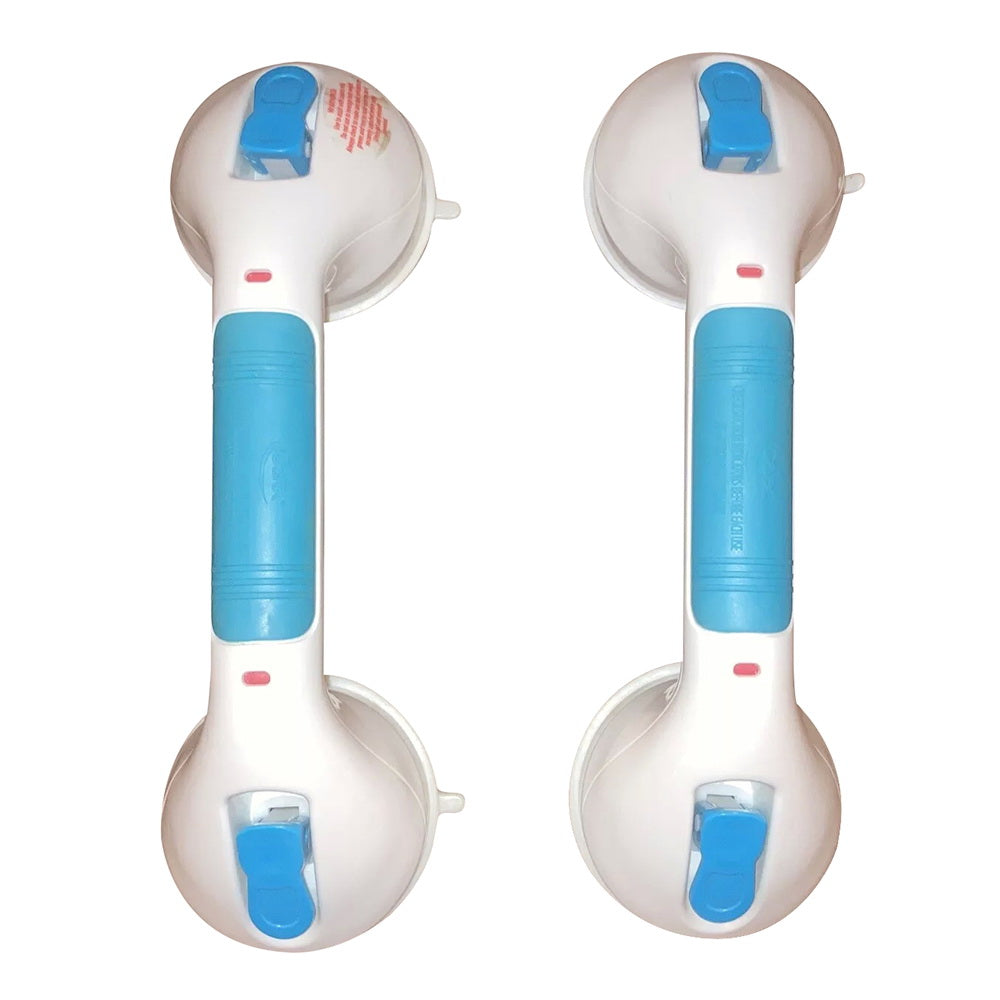 Carex 12" Ultra Grip Suction Shower Grab Bar, Dual Locking - 1 Ea