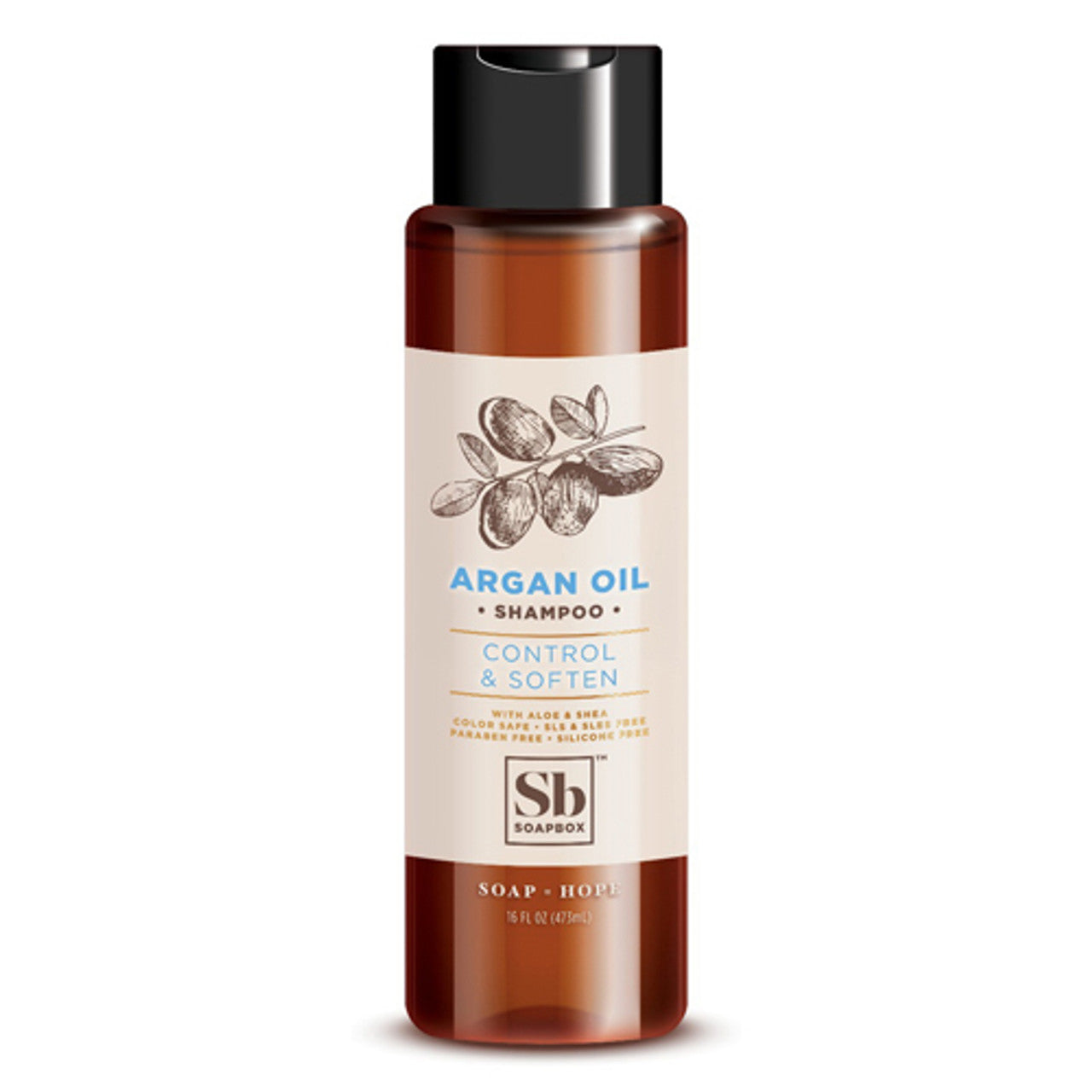 SoapBox Shampoo Argan Oil with organ oil and Shea Butter, 16 Oz