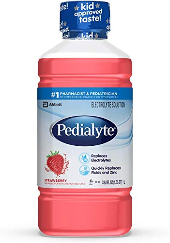 Pedialyte Electrolyte Solution, Strawberry, Hydration Drink, 1 Liter