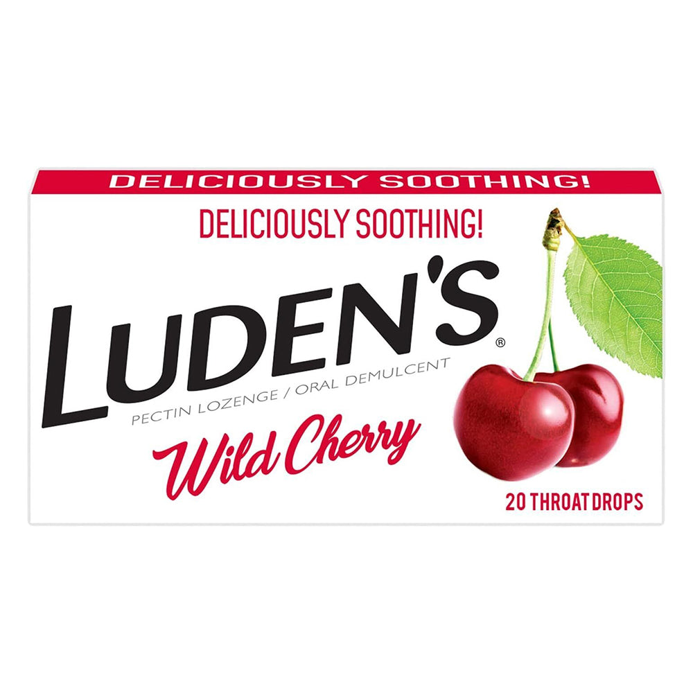 Ludens Throat Drops Wild Cherry - 20 Ct