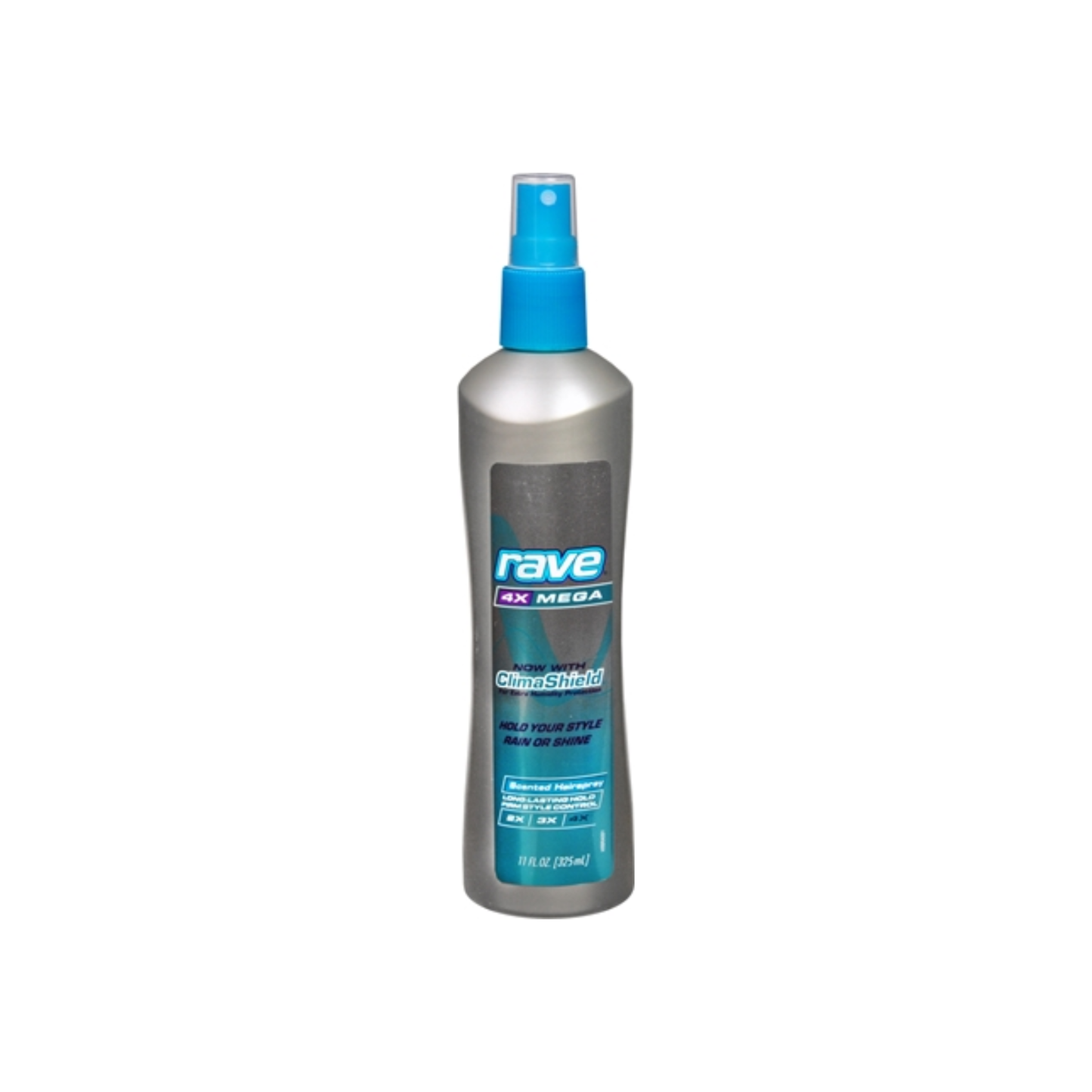 Rave 4X Mega Hairspray Non-Aerosol, Scented 11 Oz