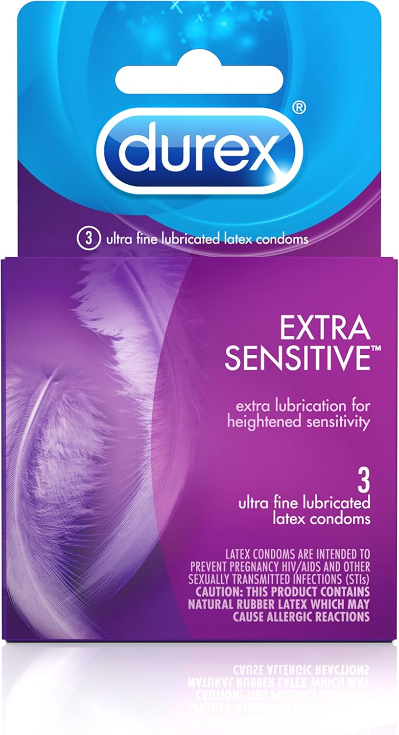 Durex Extra Sensitive Condom, 3 ct