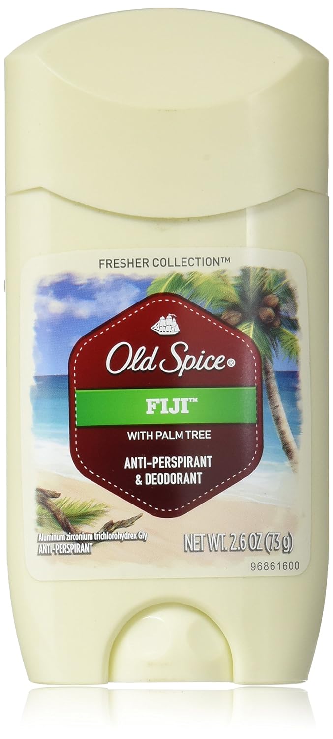 Old Spice Fresh Collection Invisible Solid Antiperspirant/Deodorant, Fiji - 2.6 oz