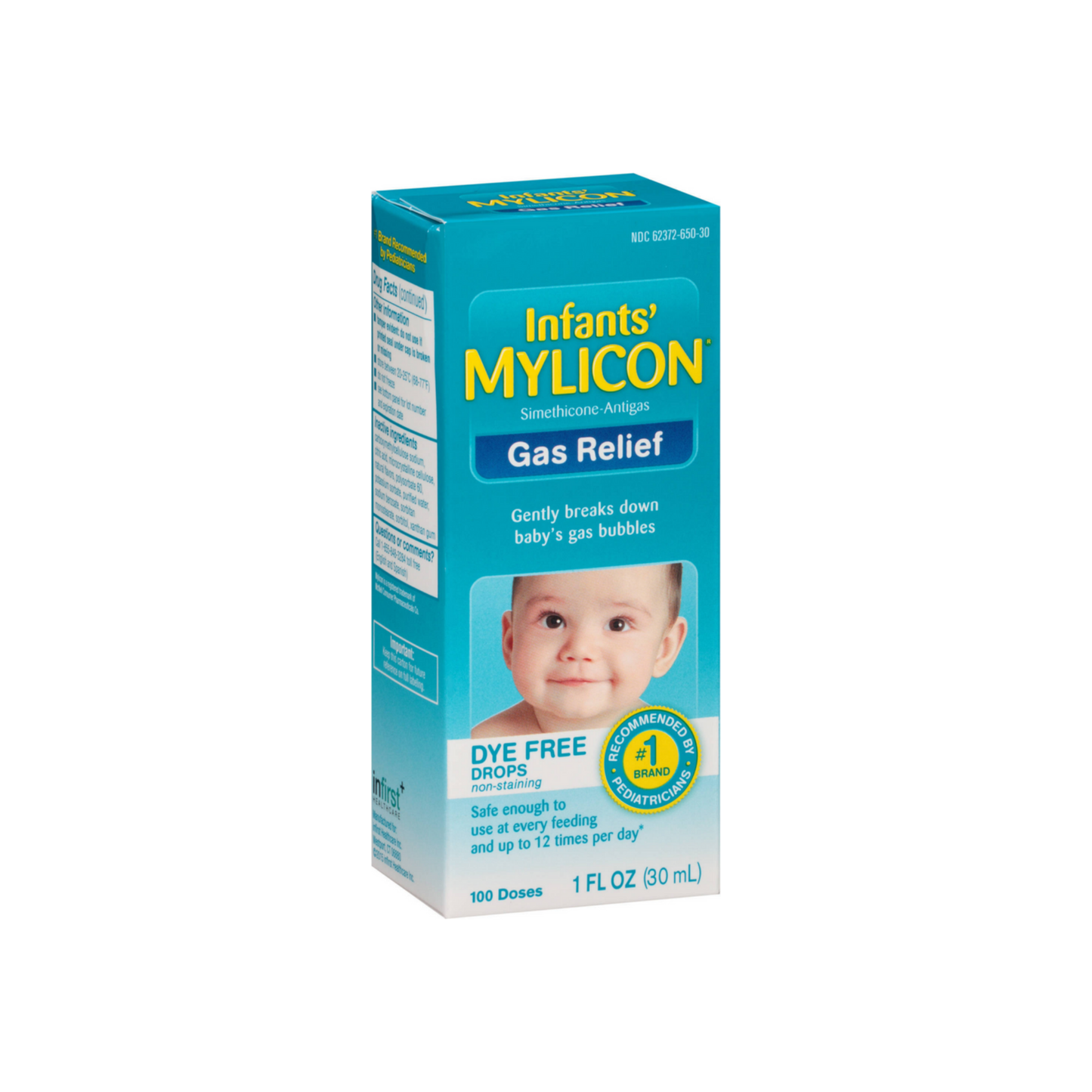 Mylicon Infant Gas Relief Dye Free Drops 1 Oz