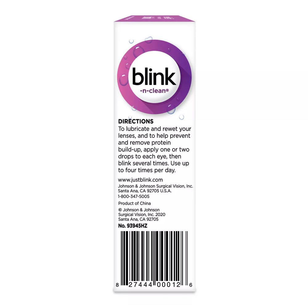 Amo Complete Blink-N-Clean Lens Drops For Soft Contact Lenses - 0.5 Oz