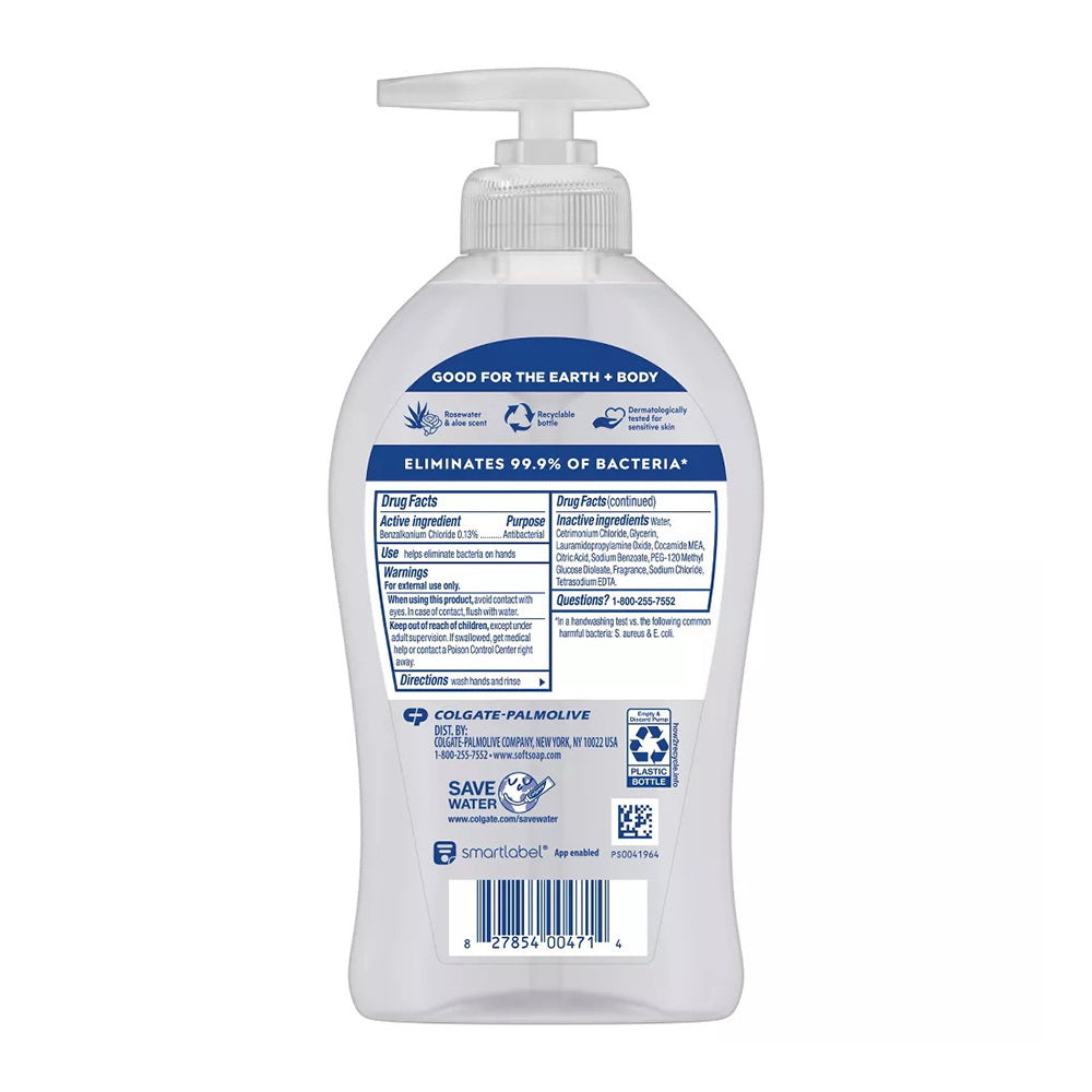 Softsoap Antibacterial + Sensitive Hand Wash - Rose Scent - 11.25 Fl Oz