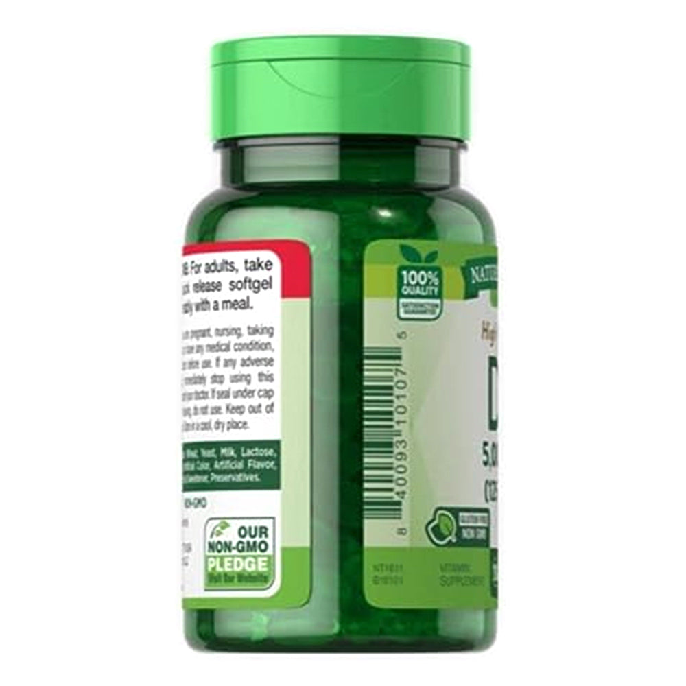 Nature'S Truth Vitamin D3 Softgels - 5000 Iu - 130 Ct