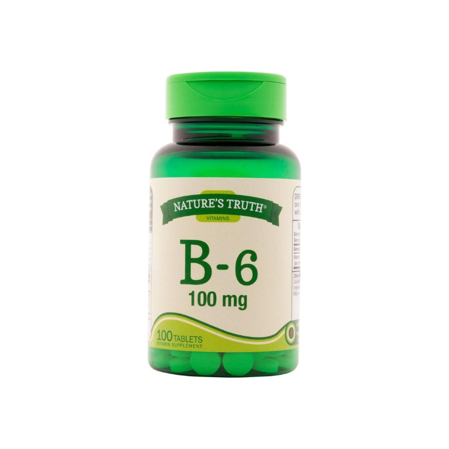 Nature'S Truth Vitamin B-6 100 Mg Tablets, 100 Ea