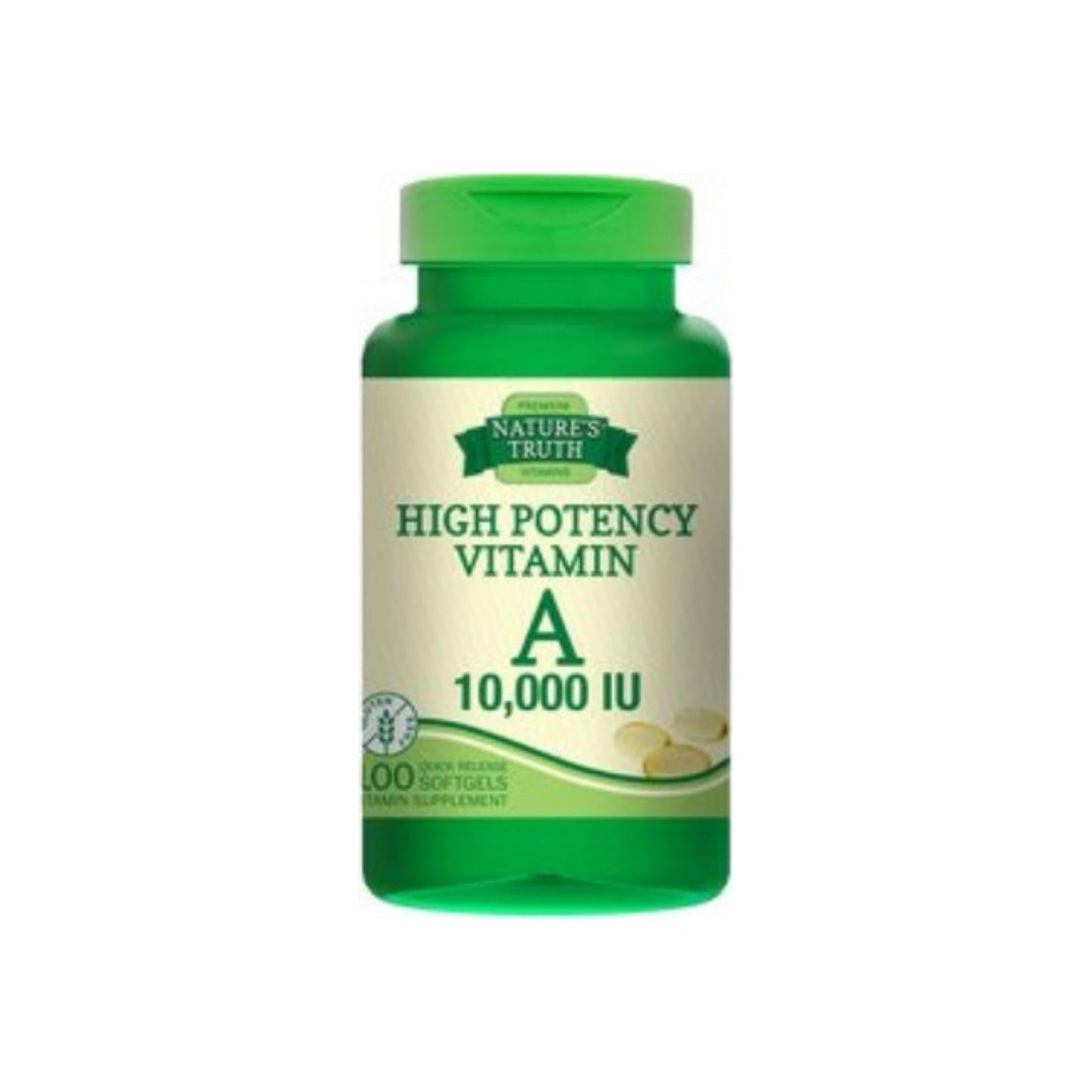 Nature'S Truth Vitamin A 10,000 Iu Quick Release Softgels, 100 Ea