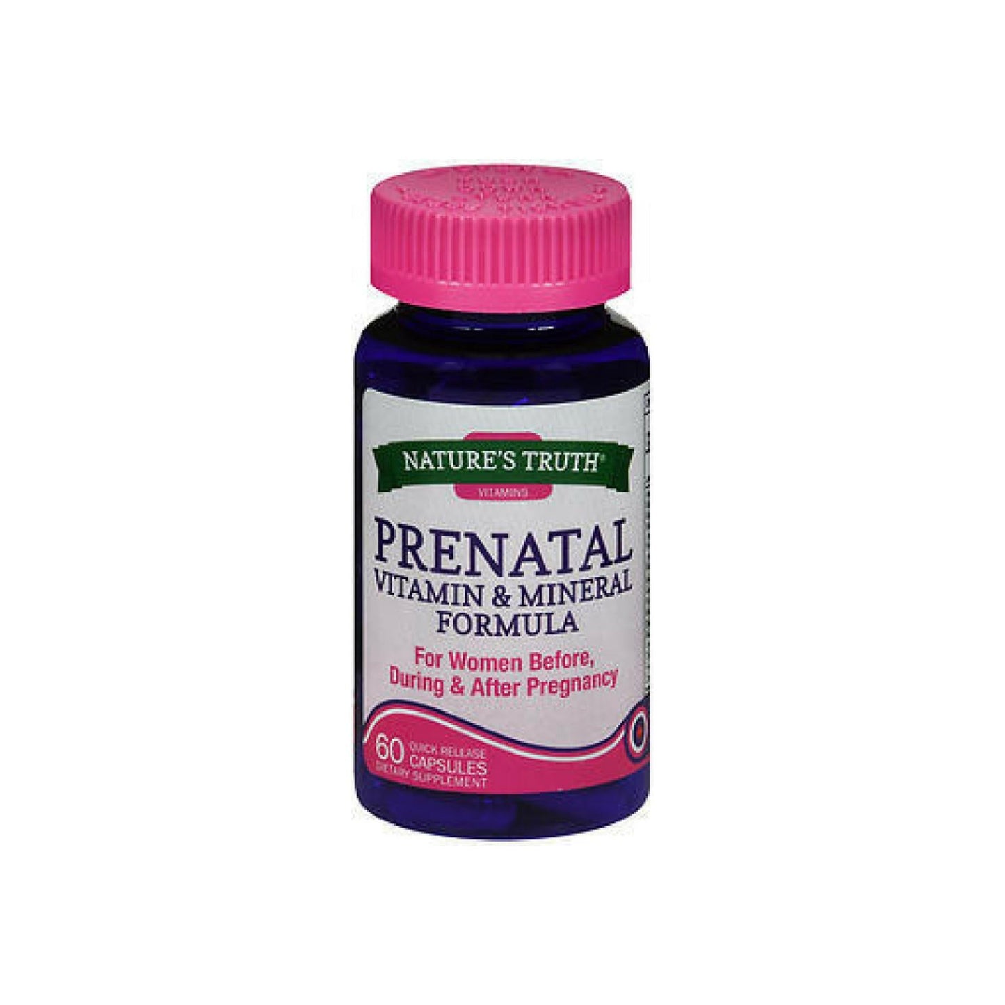 Nature'S Truth Prenatal Vitamin And Mineral Formula Capsules, 60 Ea