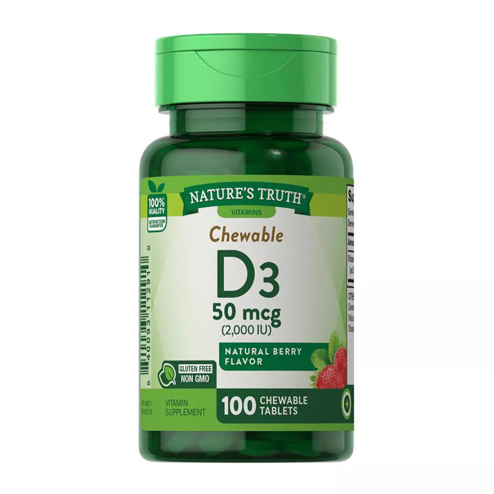 Nature'S Truth Chewable Vitamin D3 - 2000 Iu - 100 Tablets