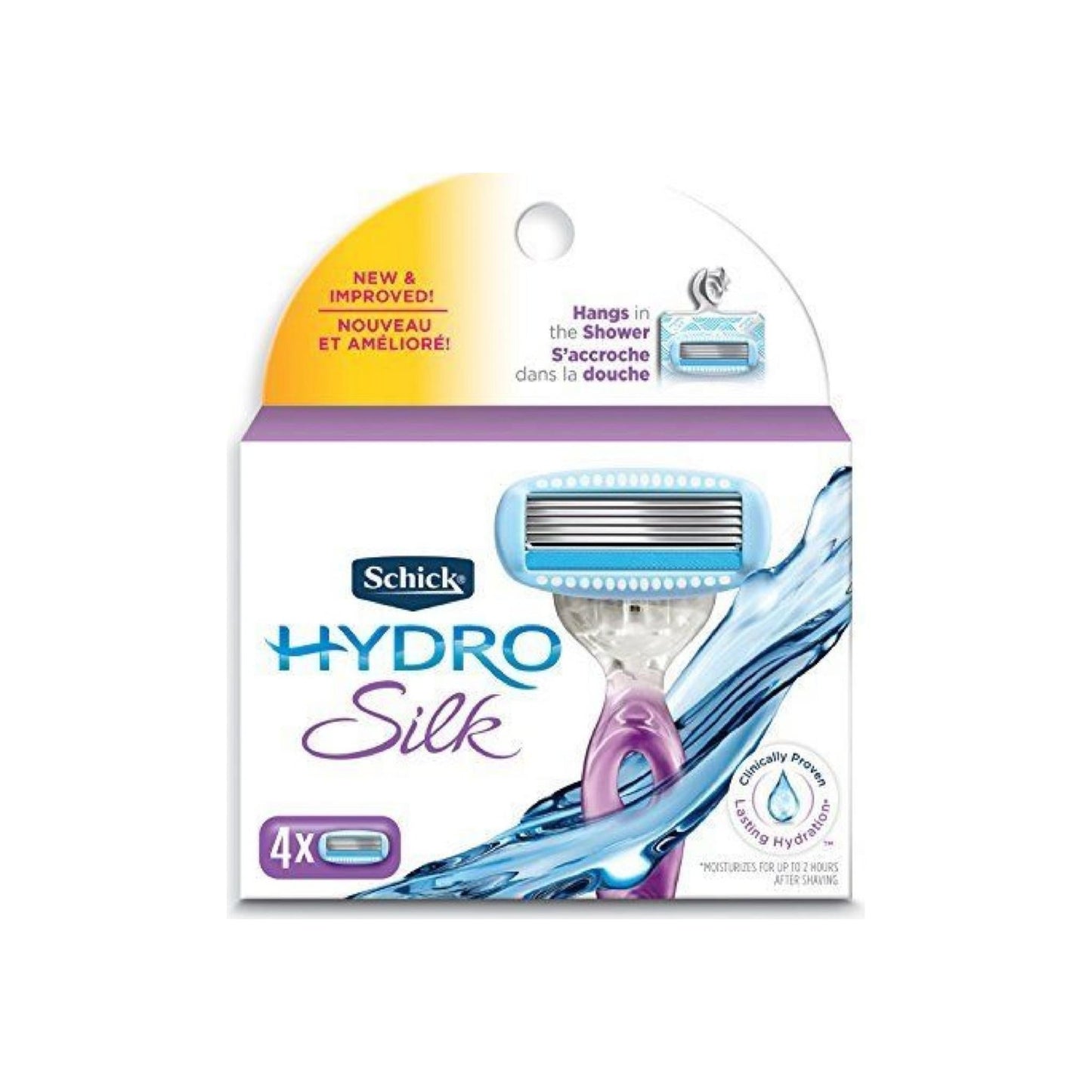 Schick Hydro Silk Cartridges 4 Ea