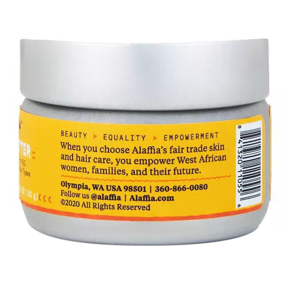 Alaffia Whipped Shea Butter & Coconut Oil, Unscented Travel - 1.5 Oz