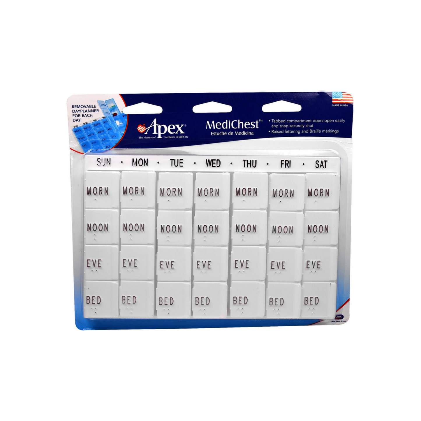 Apex Medi-Chest Pill Organizer 1 Ea