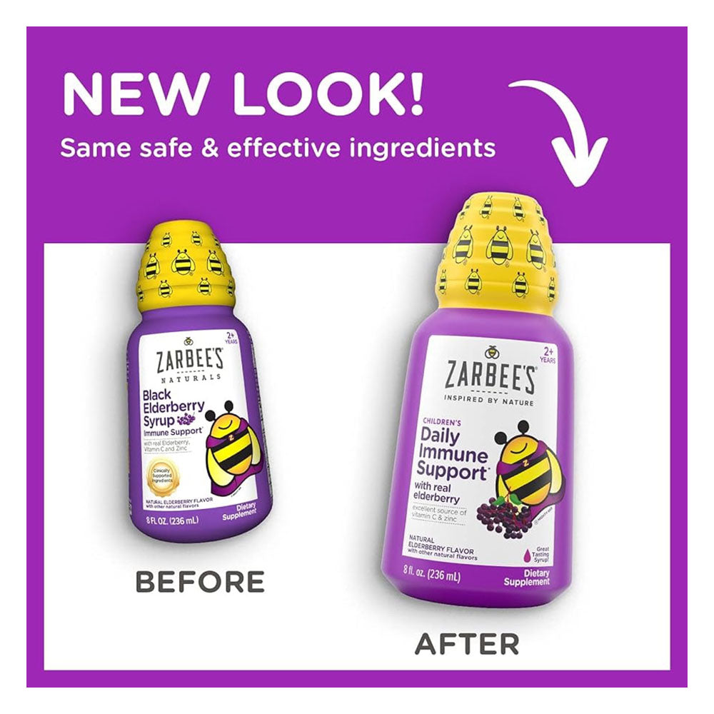 Zarbee'S Black Elderberry Syrup For Kids , 8 Fl Oz