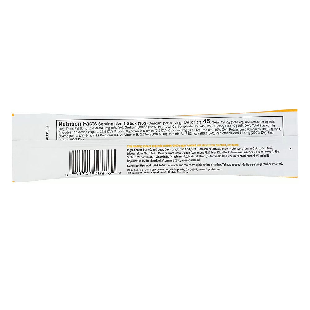Liquid I.V. Hydration Immune Pkt 0.56 Oz