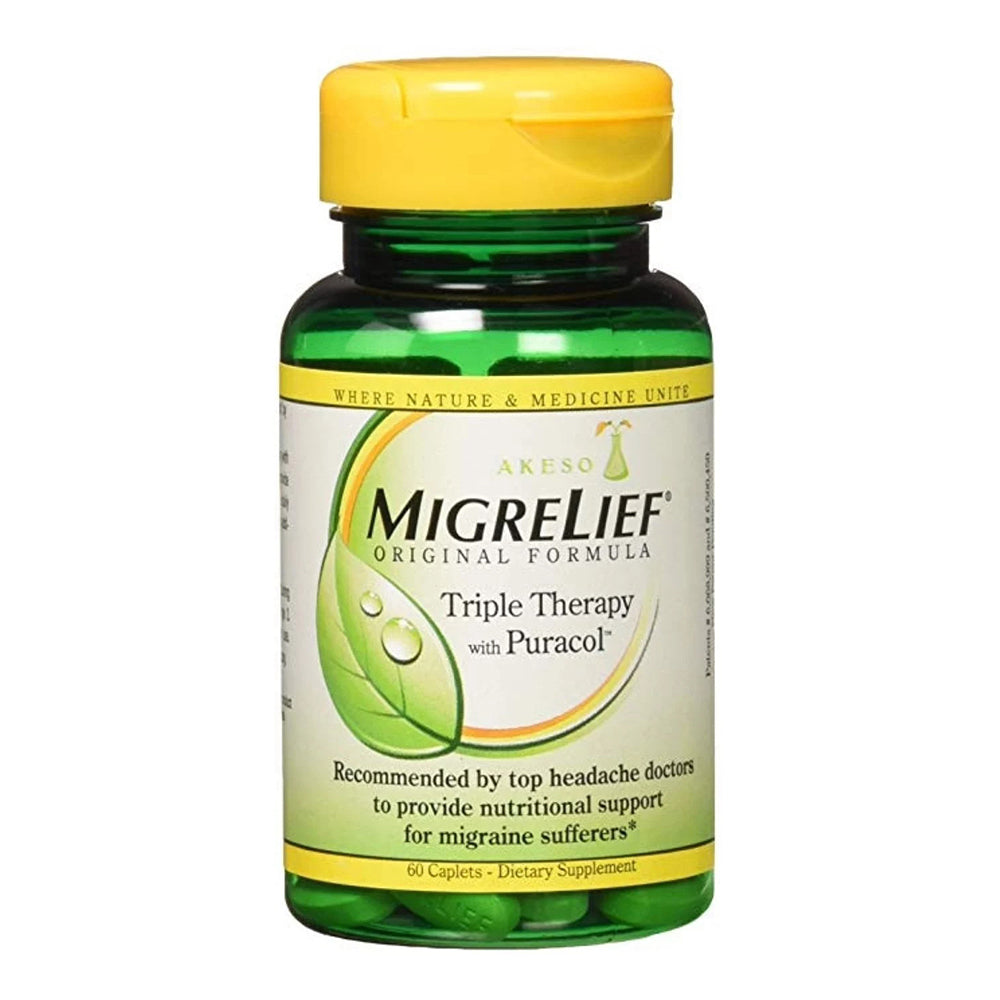 Migrelief Original Formula Dietary Supplement Caplets 60 Caplets