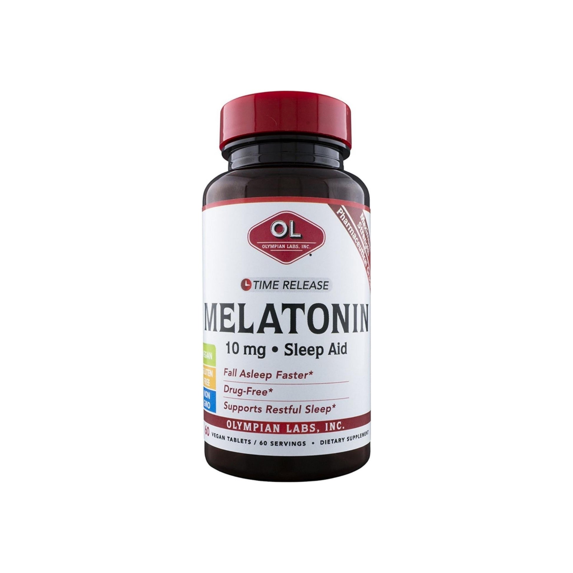 Olympian Labs Melatonin 10 Mg Time Release Tablets 60 Ea
