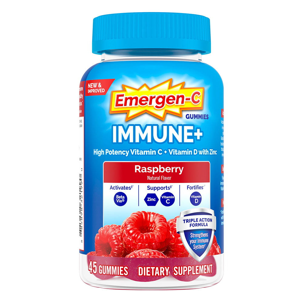 Emergen-C Immune+ Gummies 45 Count, Immune System Support With 500Mg