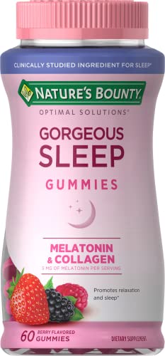 Nature'S Bounty?????-+ Optimal Solutions Gorgeous Sleep, With Melatonin & Collagen, 60 Gummies