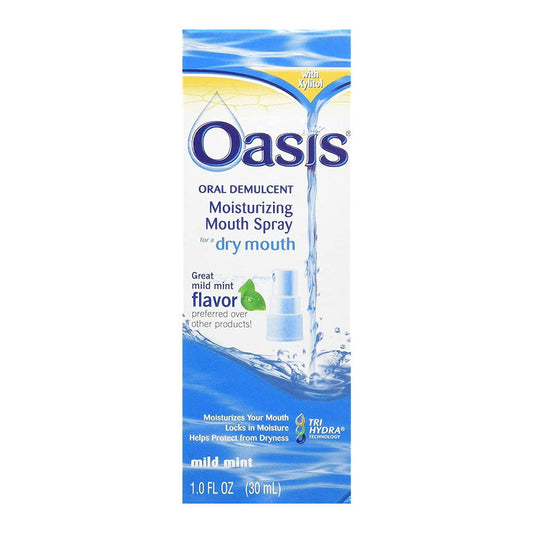 Oasis Moisturizing Mouth Spray Mild Mint - 1 Oz