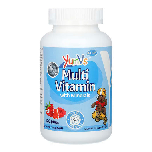 YumVs, Multivitamin And Multimineral Jellies, Fruit Flavors 120 Ea