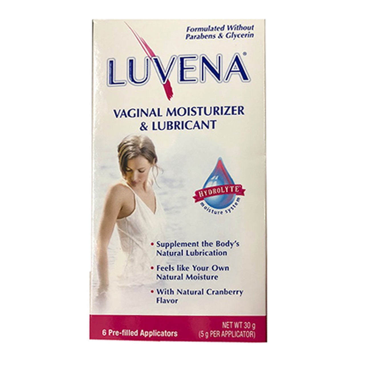 Luvena Vaginal Moisturizer & Lubricant Pre-Filled Applicators 6 Ea