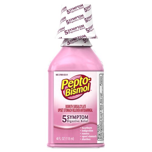Pepto-Bismol Max 5 Symptom Relief, Including Upset Stomach & Diarrhea 4 Oz