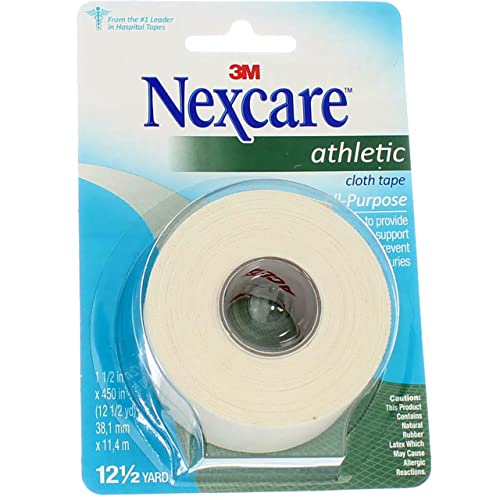 Nexcare(Tm) Athletic Cloth Tape 870-B, 1-1/2 Inch X 12-1/2 Yards