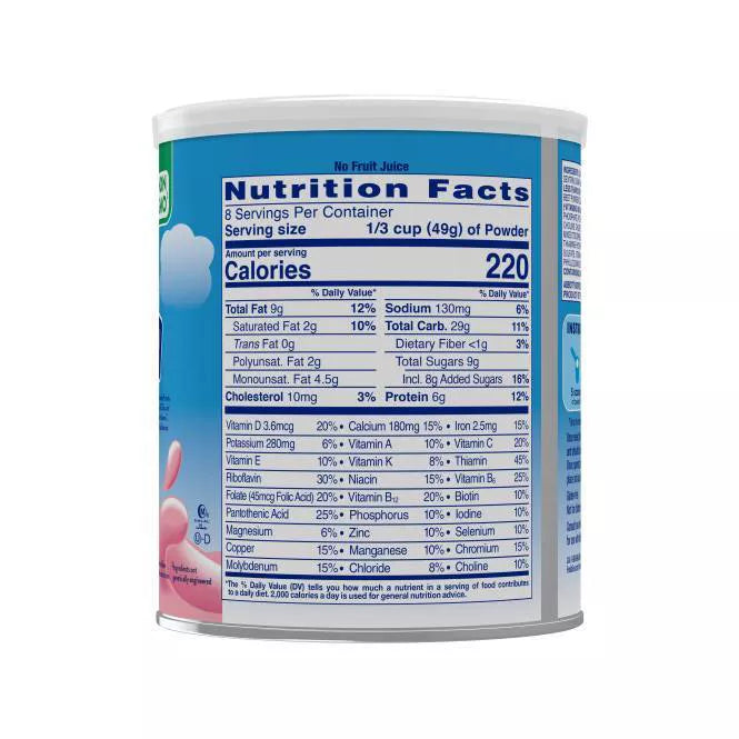 PediaSure Grow & Gain Non-GMO Shake Mix Strawberry Powder - 14.1oz