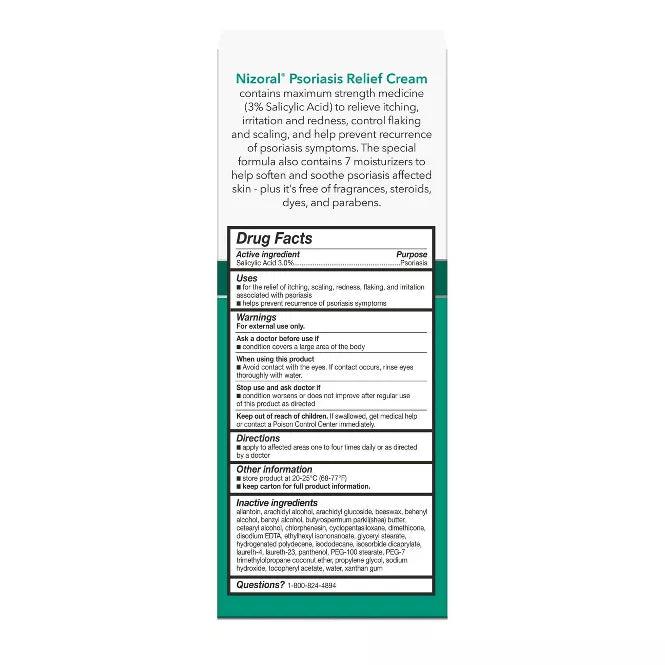 Nizoral Psoriasis Relief Cream - 4 fl oz