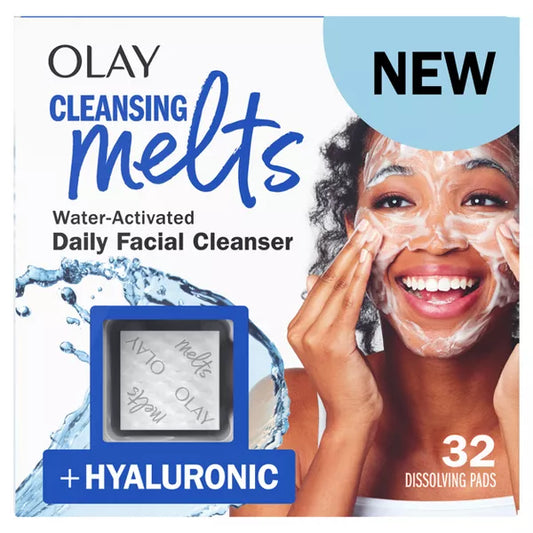 Olay Face Cleansing Melts with Hyaluronic Acid - 32ct