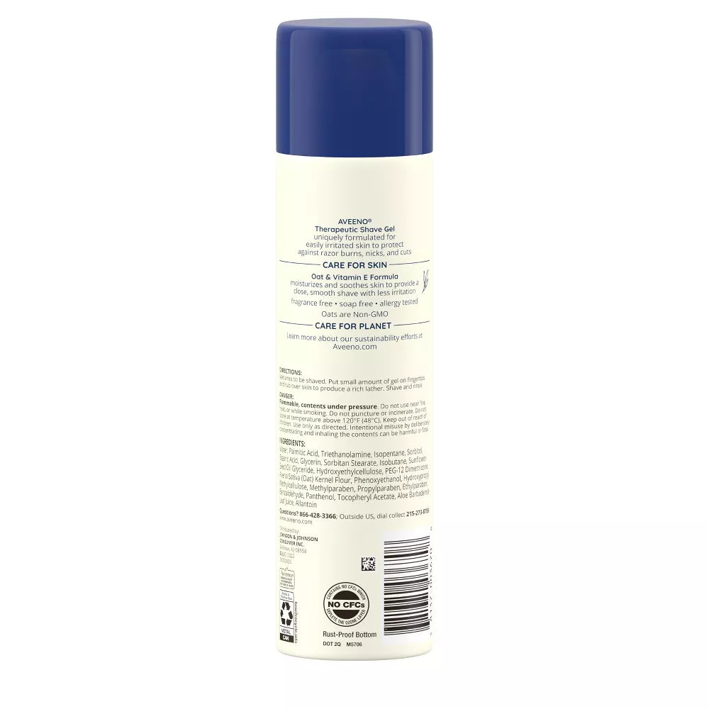 Aveeno Therapeutic Shave Gel- 7oz