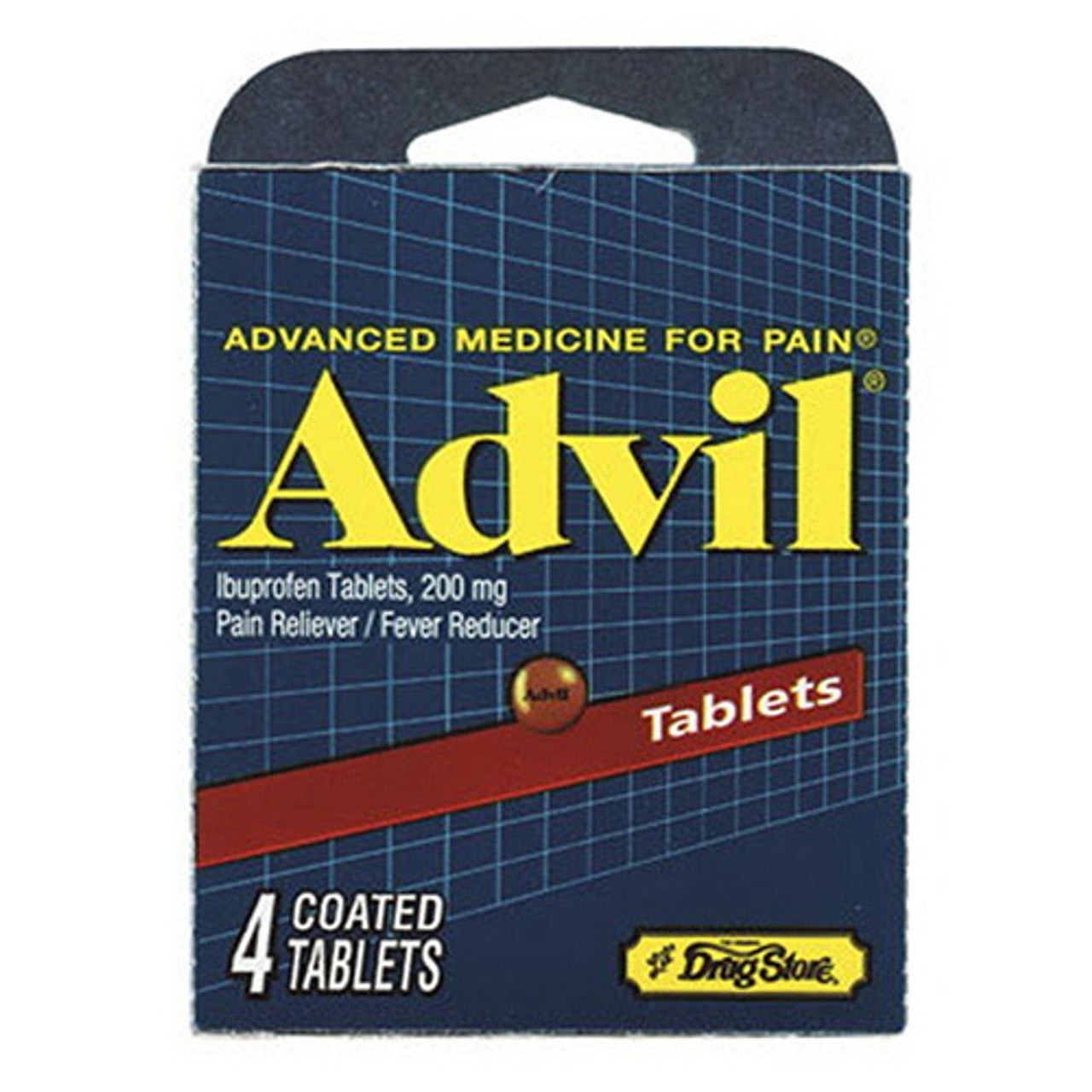 Advil Ibuprofen 200Mg Tablets Pain Relievers In A Pack- 4 Ea