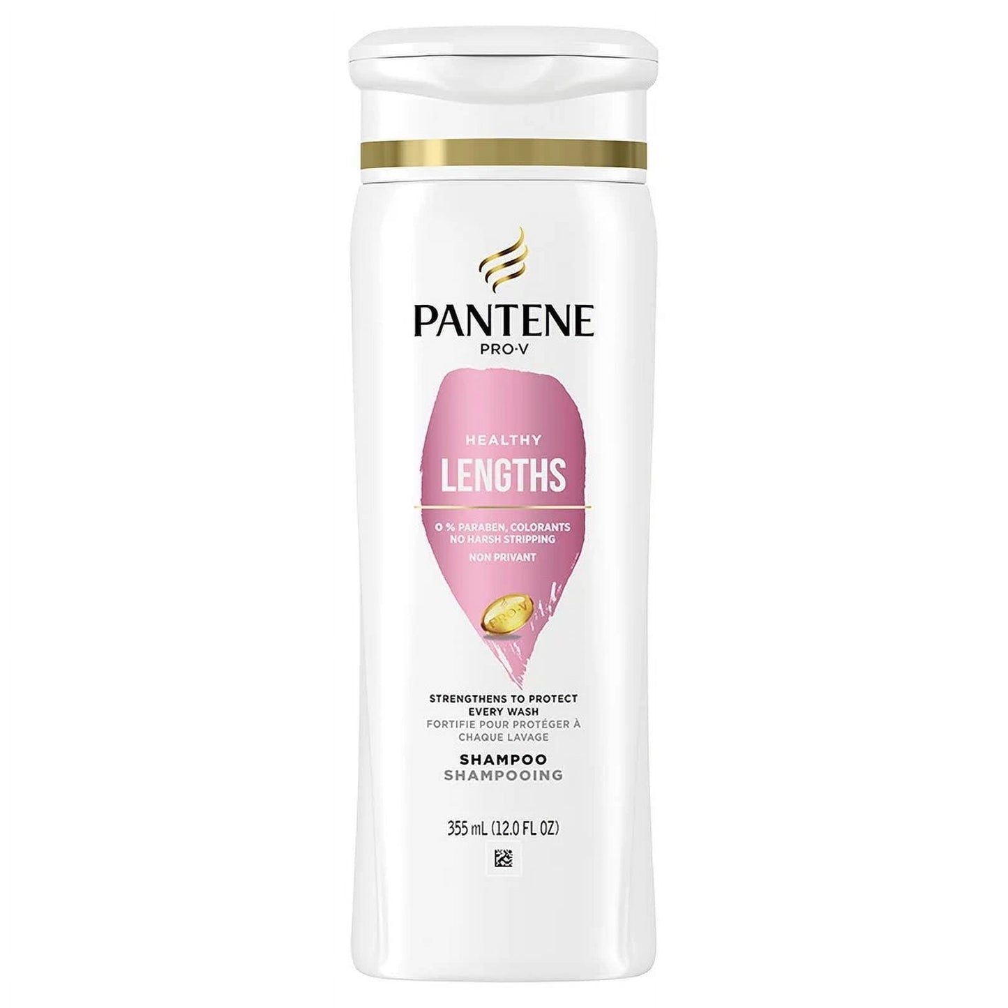 Pantene Pro-V Healthy Lengths Shampoo, 12 Oz