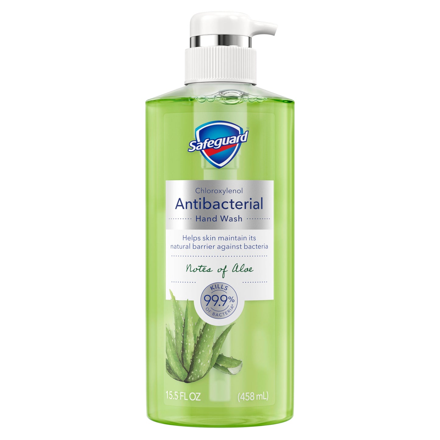 Safeguard Antibacterial Hand Wash, Notes Of Aloe, 15.5 Fl Oz