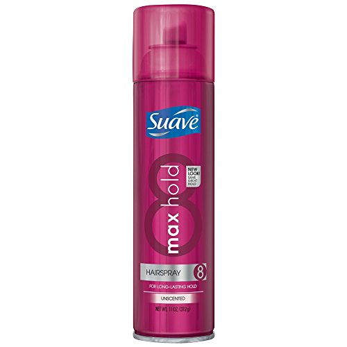 Suave Volumizing Max Hold Unscented Hair Spray With Coconut Oil & Keratin, 11 Oz