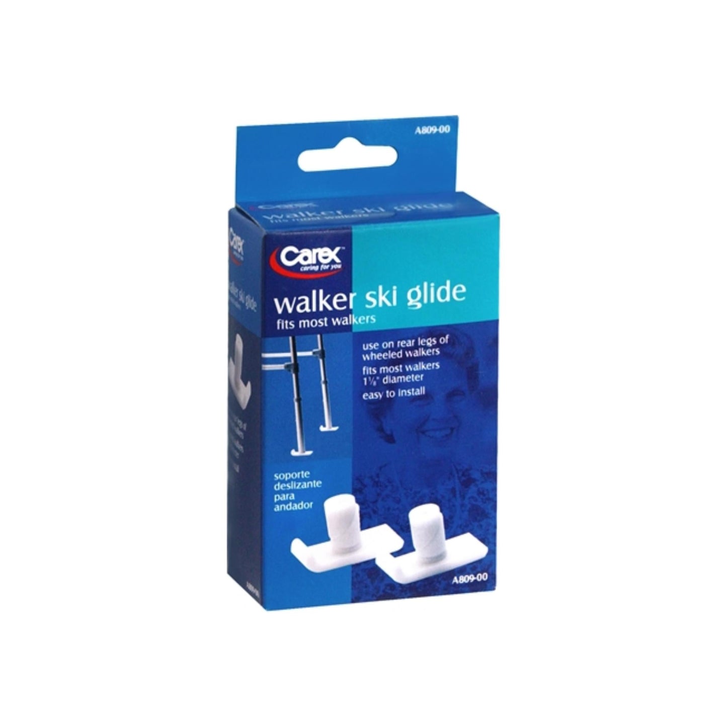 Carex Walker Ski Glide A809-00 2 Each