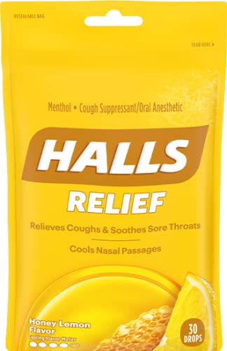 Halls Real Honey Cough Drops