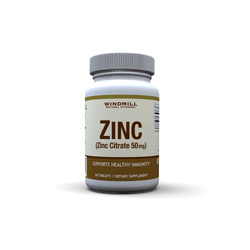 Windmill Zinc Citrate - 50Mg, 60 Count