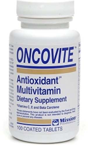 Oncovite Antioxidant Multivitamin Dietary Supplement Tablets, 100 Count