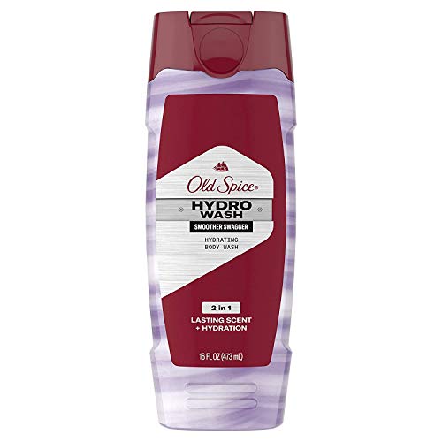 Old Spice Men'S Moisturizing Hydro Body Wash Smoother Swagger, 16 Fl Oz